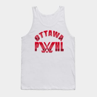 Gradient red ottawa PWHL Tank Top